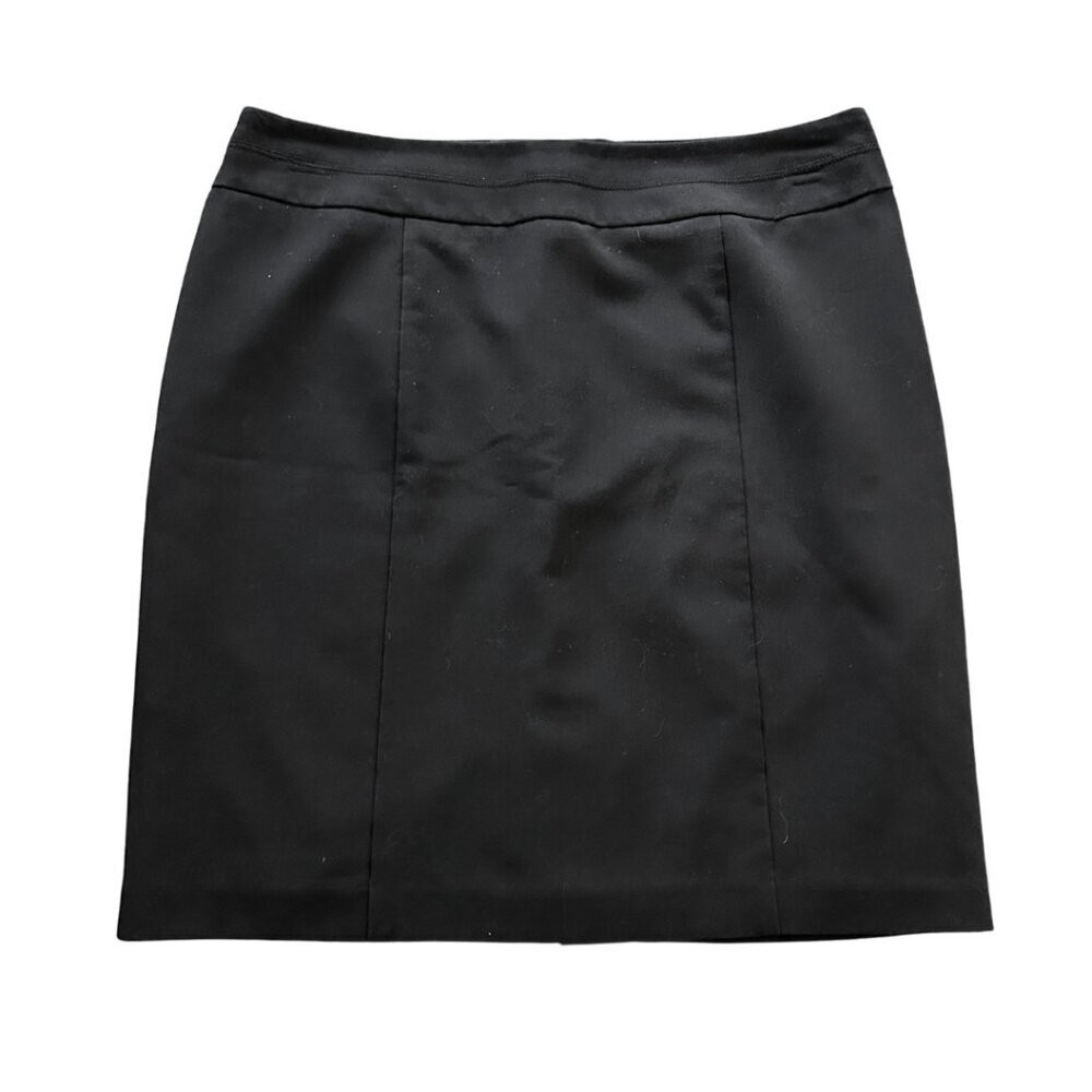 George Black Short Pencil Skirt Women Size 12 Pleated